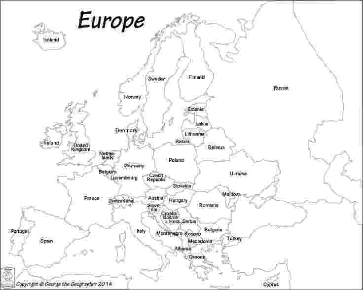 coloring map of europe europe coloring map coloring home europe of coloring map 