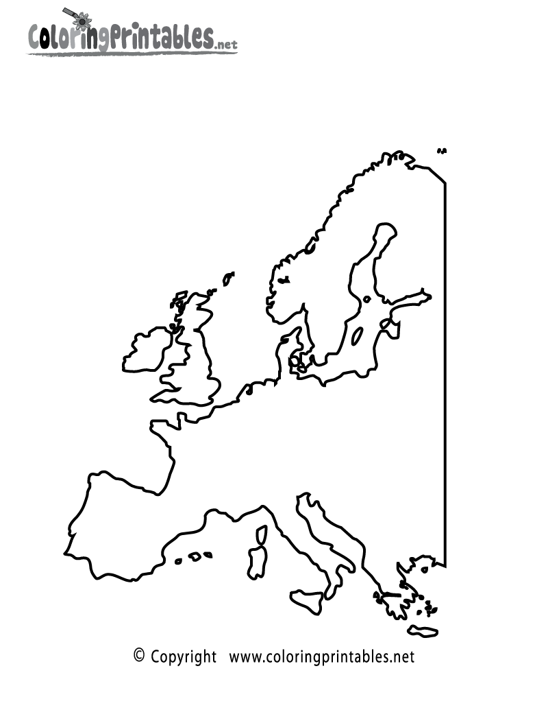 coloring map of europe europe map coloring page free maps coloring pages map europe coloring of 