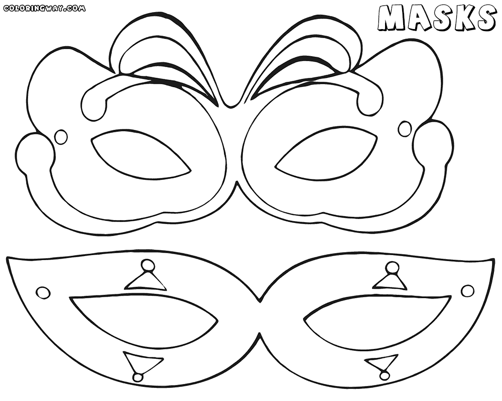 coloring masks mask coloring pages coloring pages to download and print coloring masks 1 1