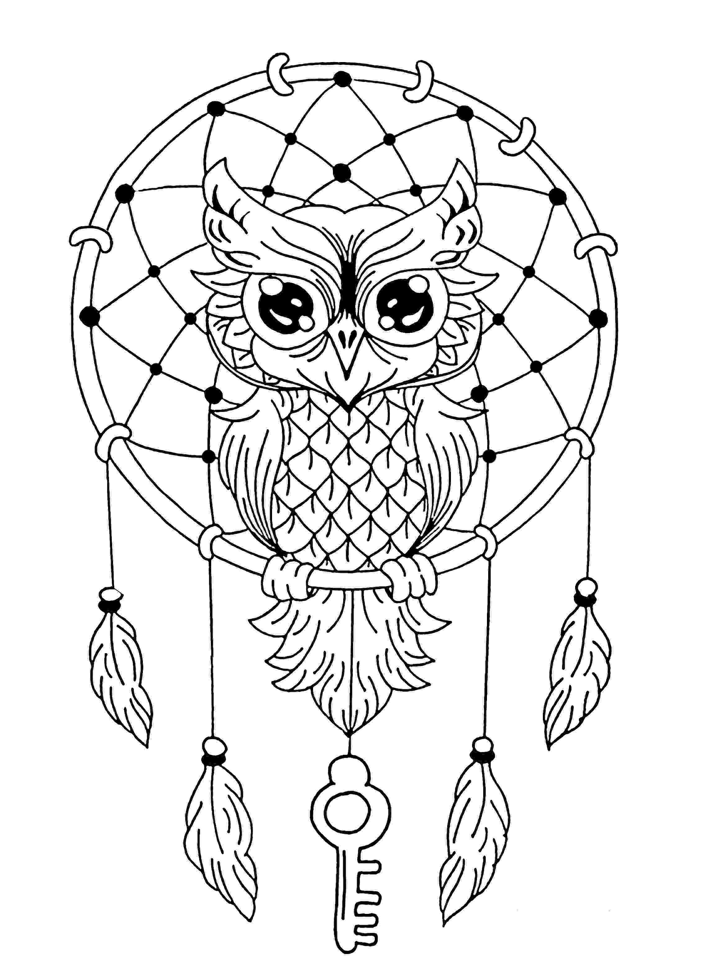 coloring owl owl coloring pages for adults free detailed owl coloring coloring owl 