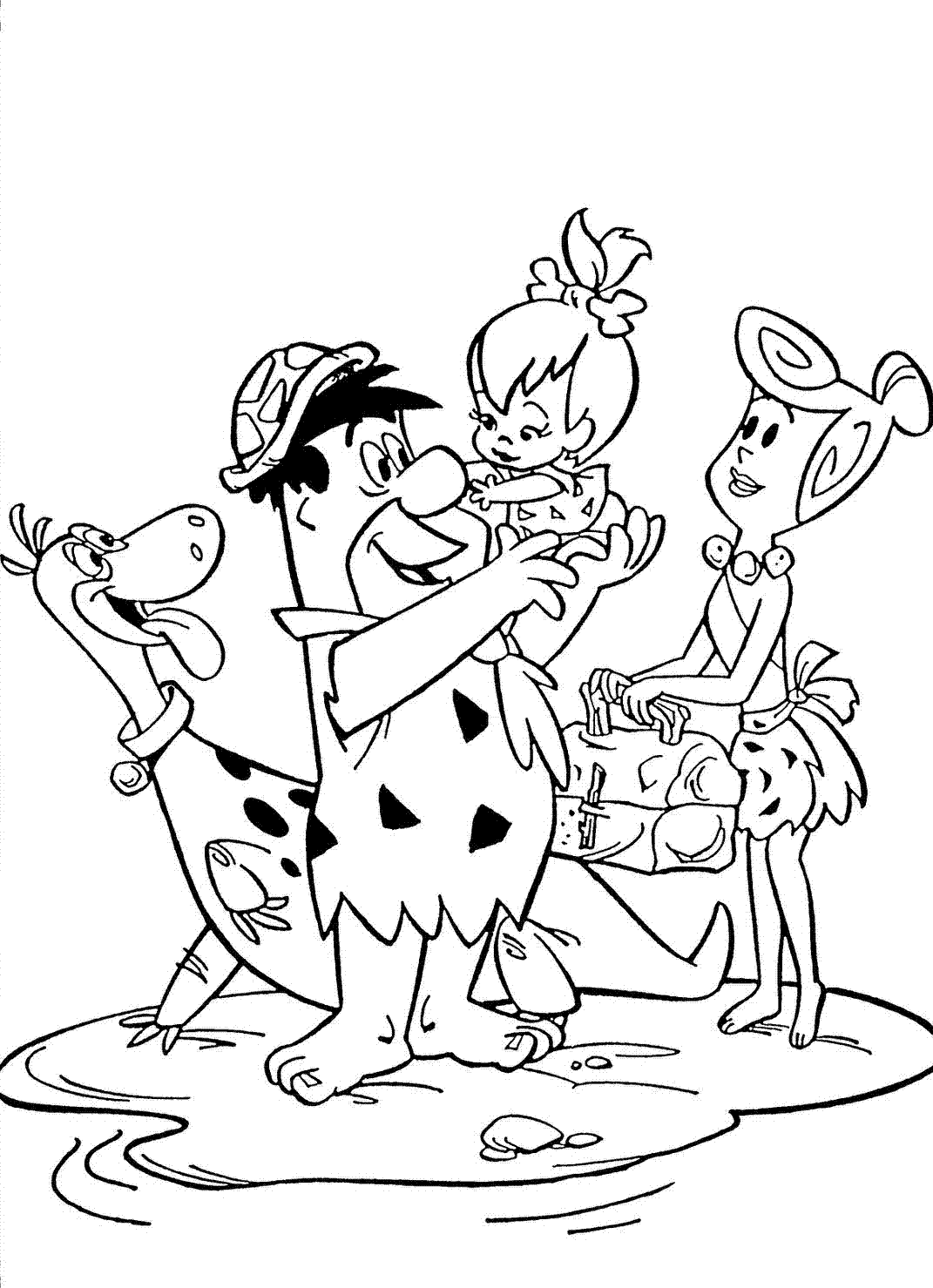 coloring page book flintstones coloring pages page book coloring 