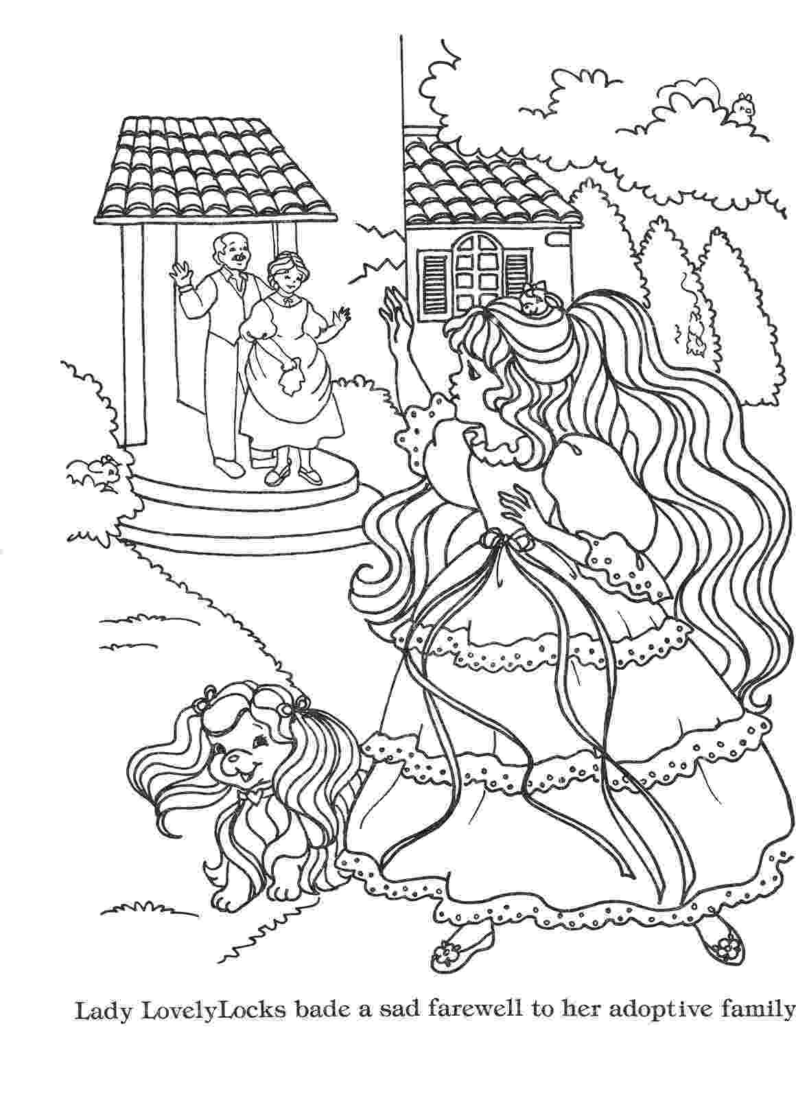 coloring page book lady lovely locks coloring book lady lovely locks the coloring page book 