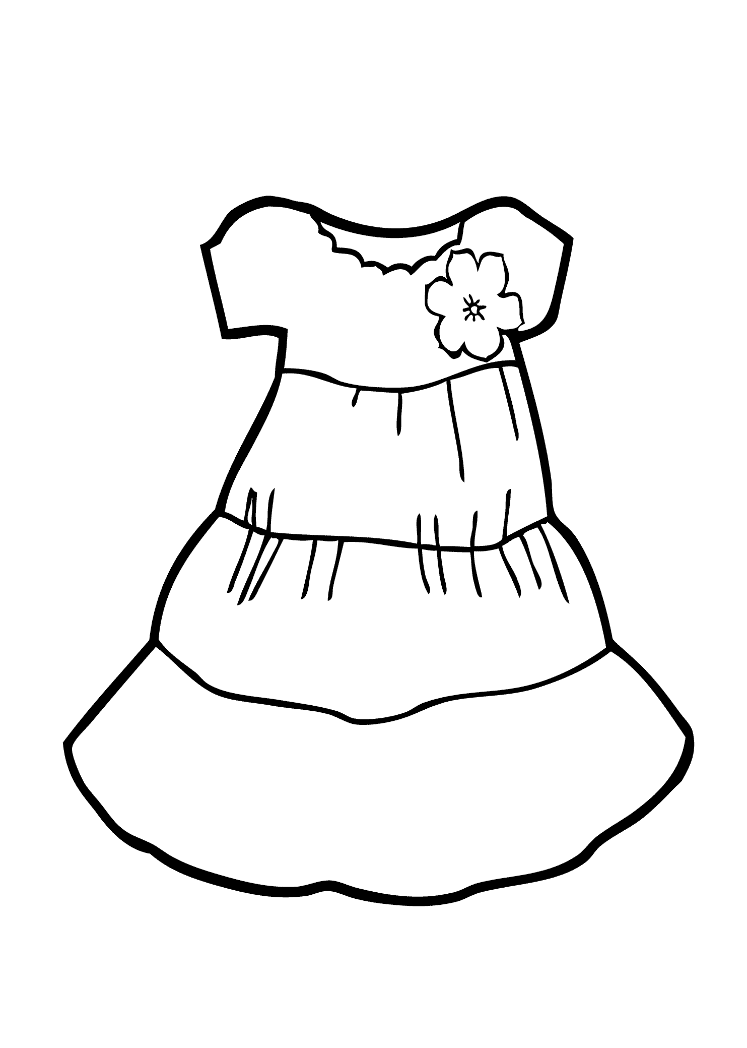 coloring page dress dress coloring pages free download on clipartmag dress page coloring 