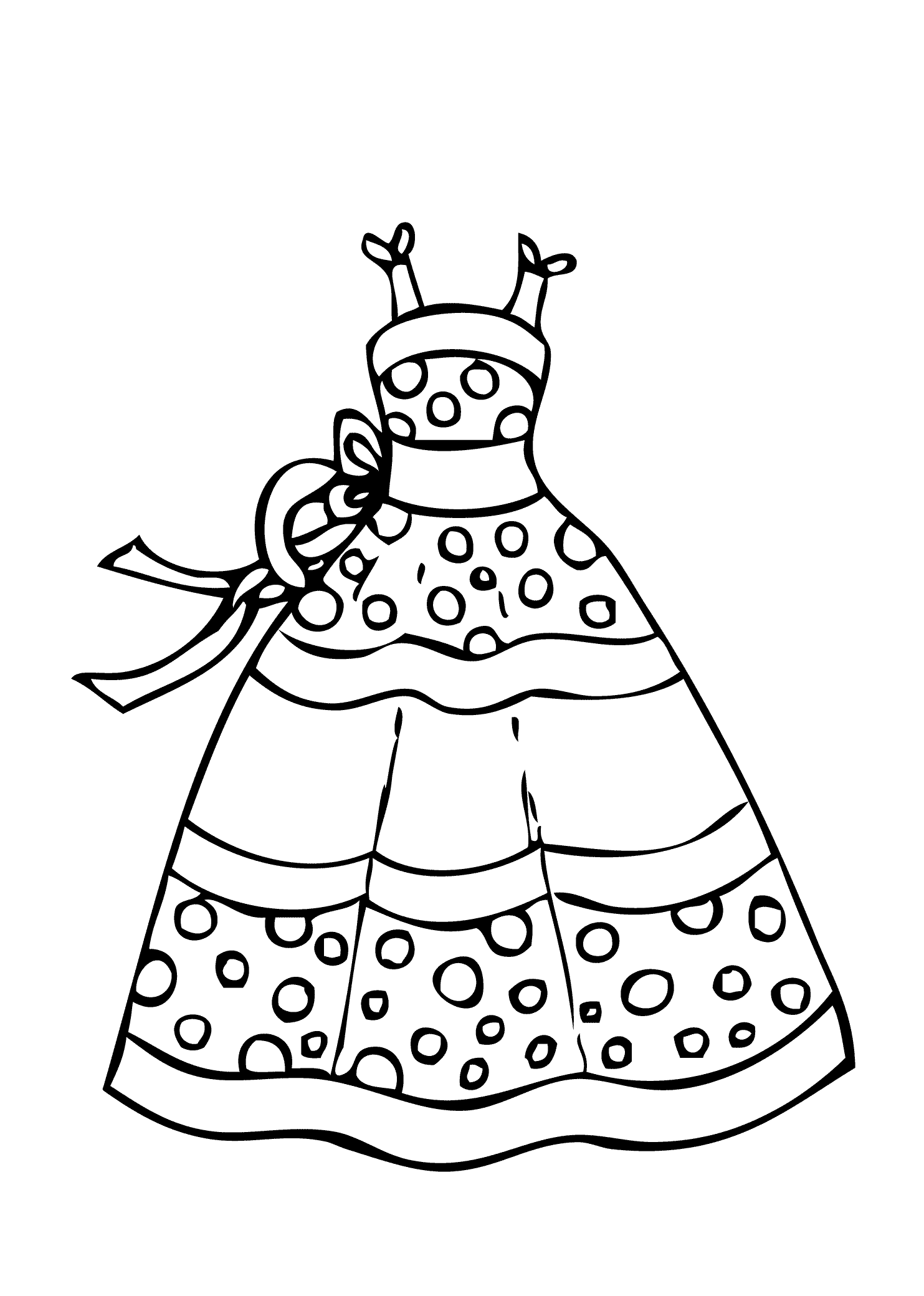 coloring page dress dress coloring pages free download on clipartmag page dress coloring 
