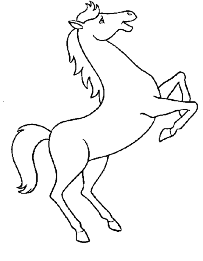 coloring page horse free horse coloring pages coloring horse page 1 1