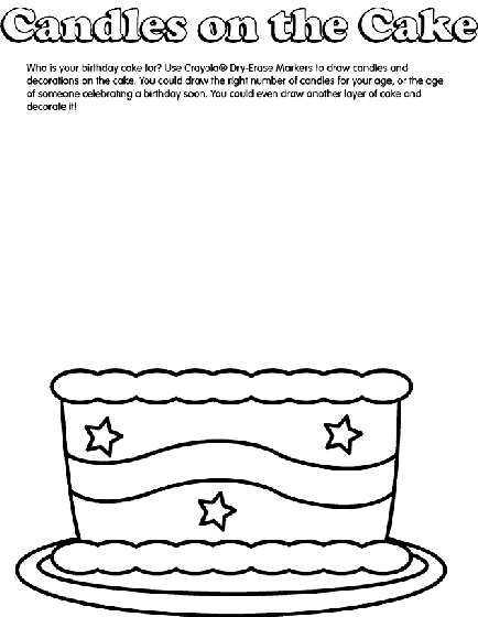 coloring page of a birthday cake birthday cake coloring page crayolacom of a birthday page cake coloring 