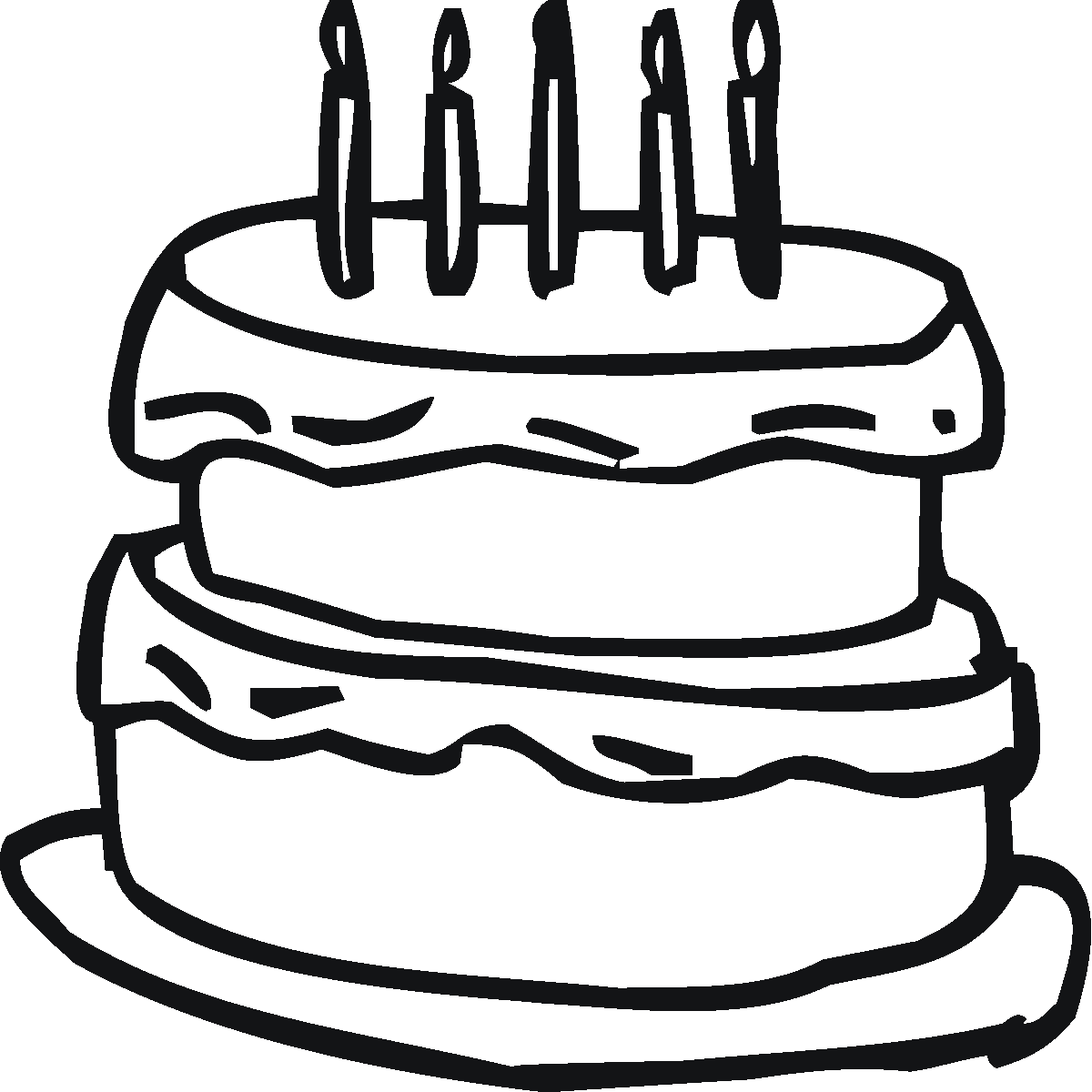 coloring page of a birthday cake birthday cake coloring pages birthday cake cake page birthday coloring a of 