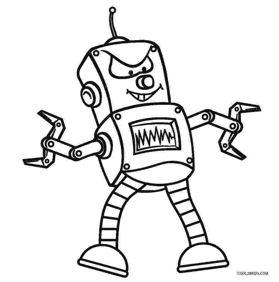 coloring page robot free printable robot coloring pages for kids cool2bkids coloring robot page 