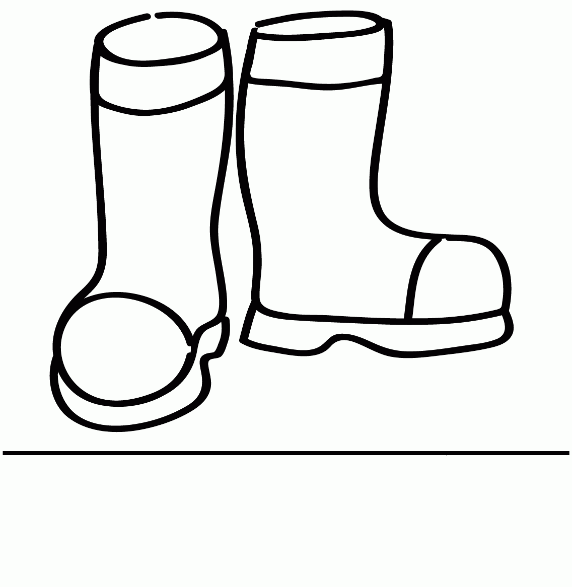 coloring pages boots snow boots coloring coloring page boots coloring pages 