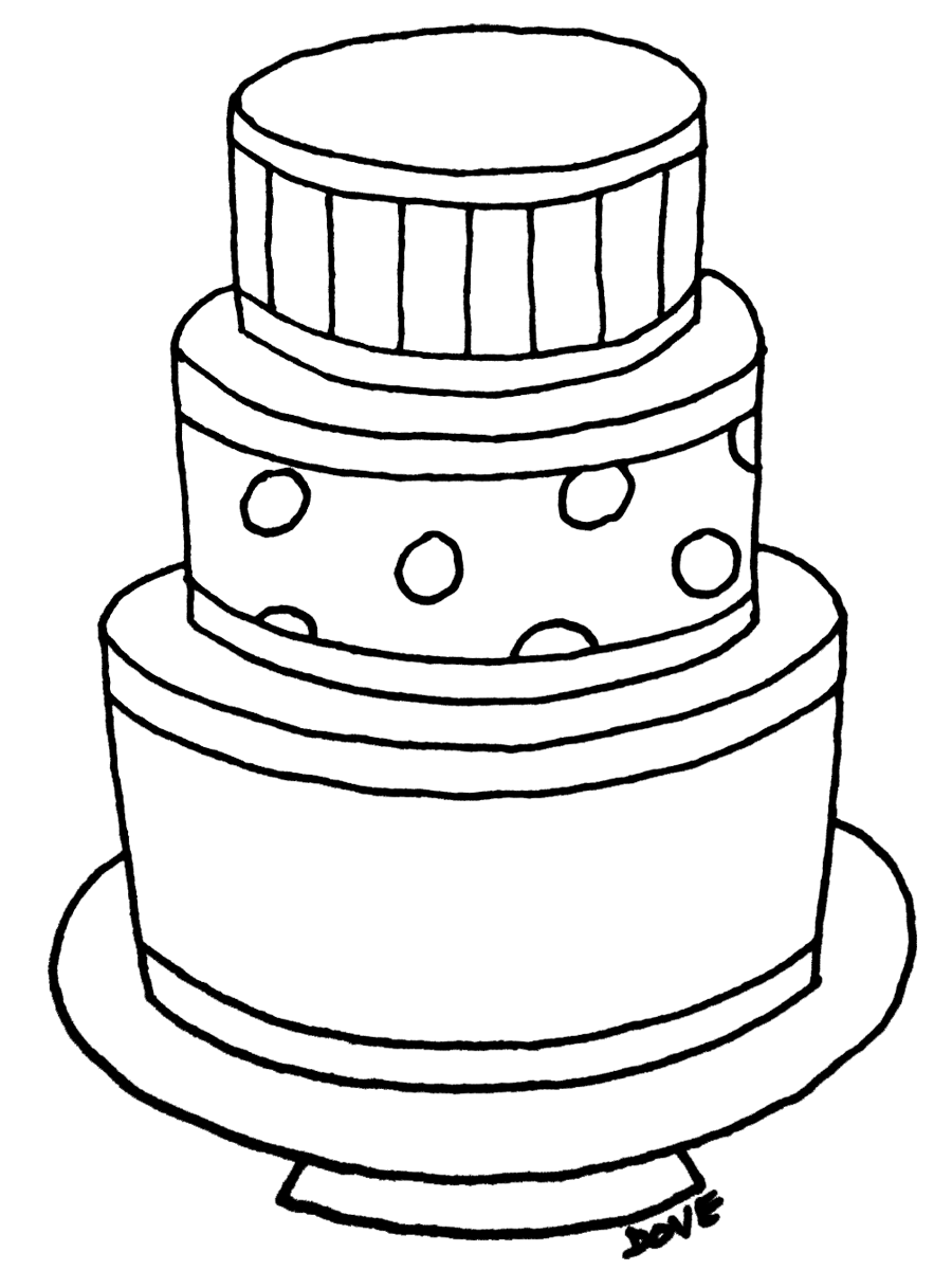 coloring pages cake wedding cake coloring pages 03 cake drawing wedding coloring pages cake 