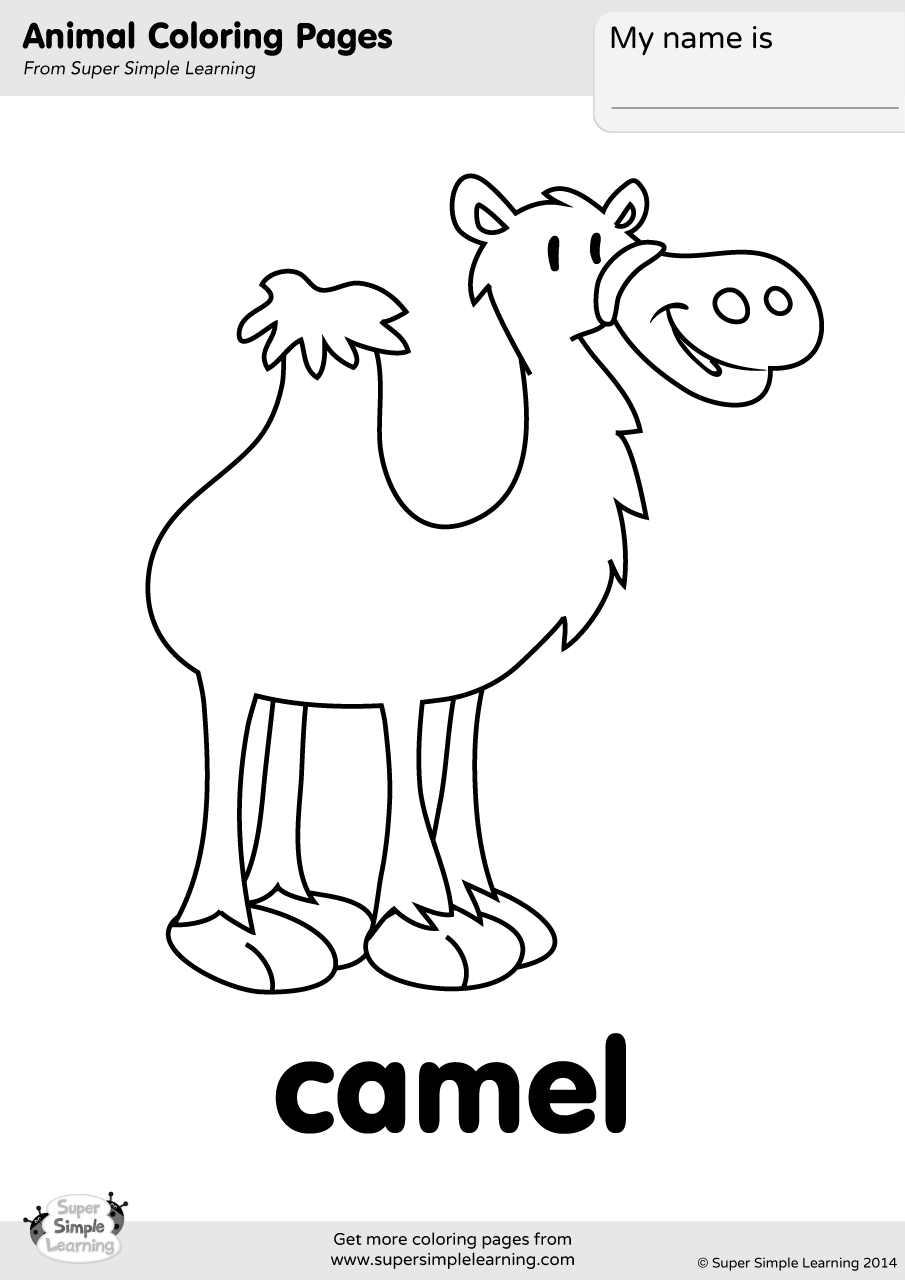 coloring pages camel camel coloring page super simple pages camel coloring 