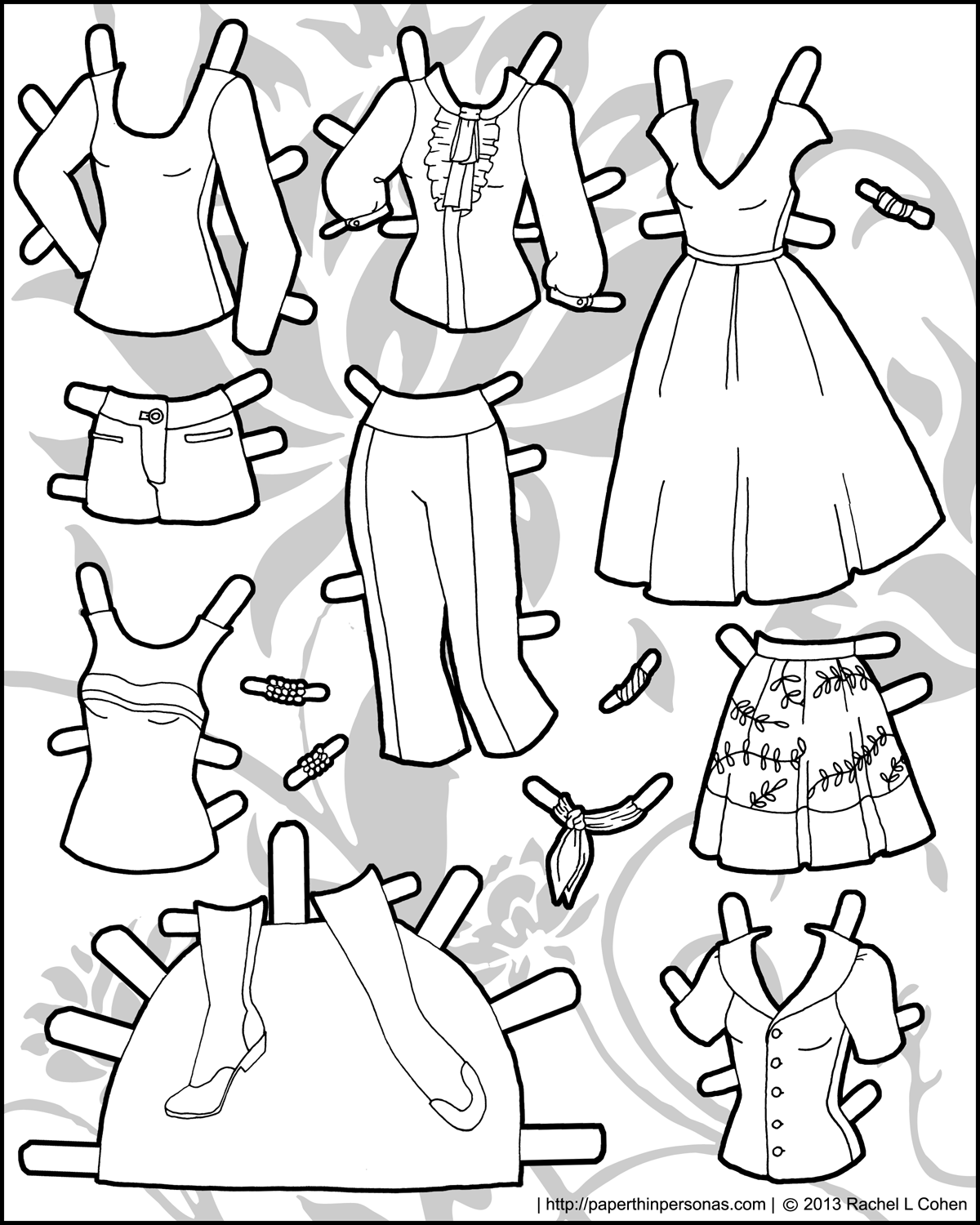 coloring pages clothes royalty free rf clip art illustration of a coloring page coloring pages clothes 