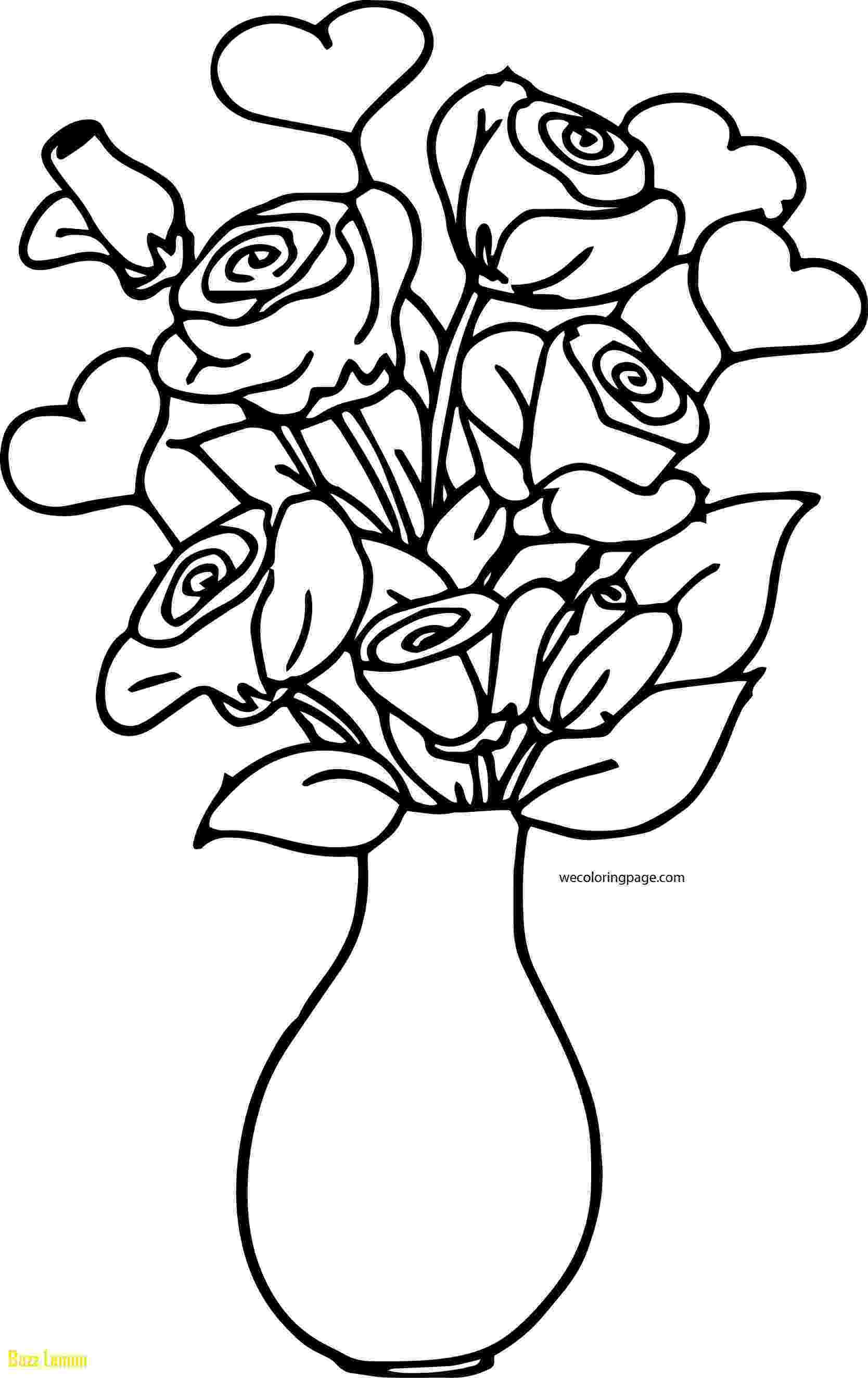coloring pages flowers in vase long orchid flower vase coloring page download free long in coloring flowers pages vase 