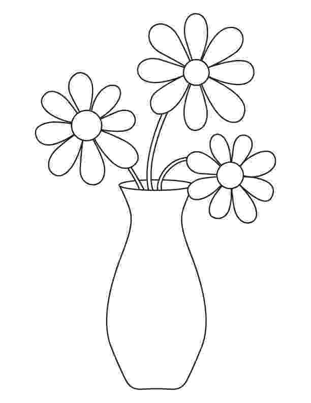 coloring pages flowers in vase vase and flowers coloring page coloring home coloring flowers in vase pages 