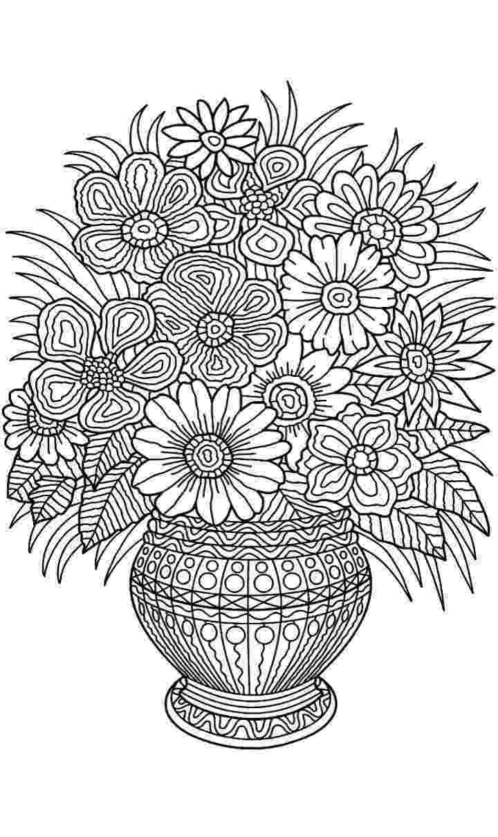 coloring pages flowers in vase vase coloring pages getcoloringpagescom flowers pages coloring vase in 