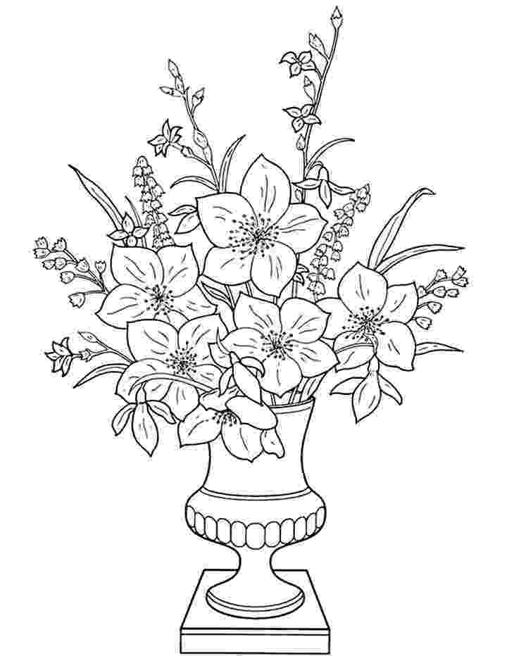 coloring pages flowers in vase vase coloring pages getcoloringpagescom pages coloring vase flowers in 