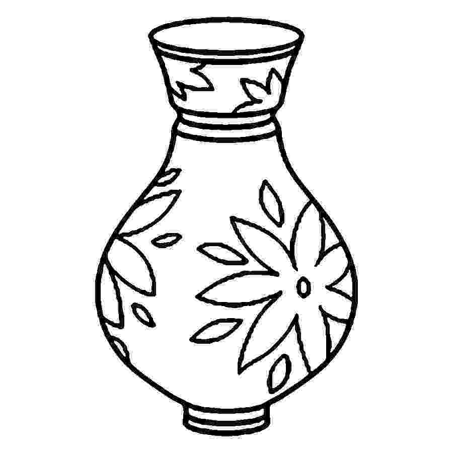 coloring pages flowers in vase vase coloring pages to download and print for free flowers pages in coloring vase 