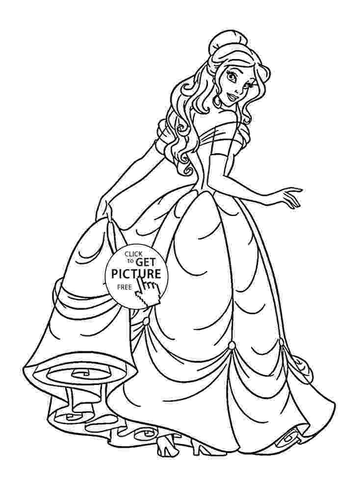 coloring pages for girls princess disney princess belle coloring page for kids disney girls pages coloring princess for 