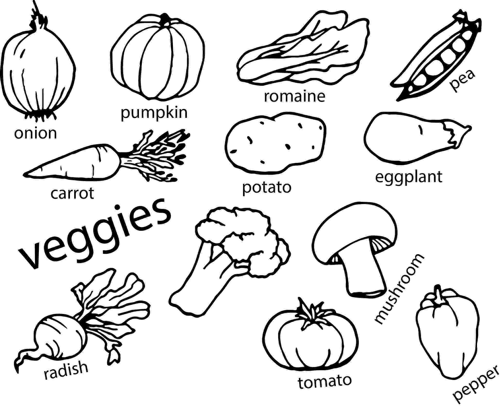 coloring pages for vegetables vegetables coloring page wecoloringpagecom vegetables for coloring pages 