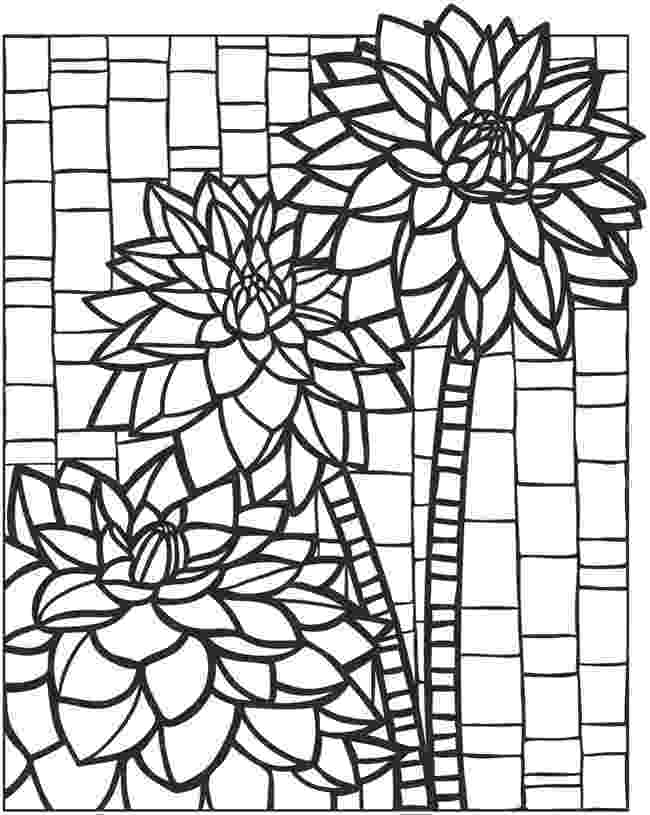 coloring pages mosaic welcome to dover publications ch animal mosaics pages mosaic coloring 
