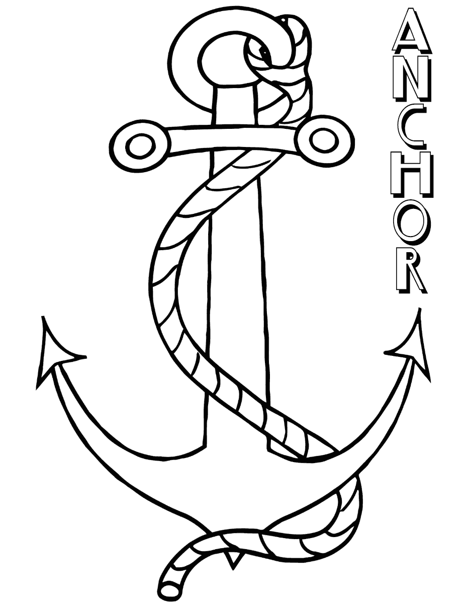 coloring pages of anchors anchor coloring page coloring home of anchors pages coloring 