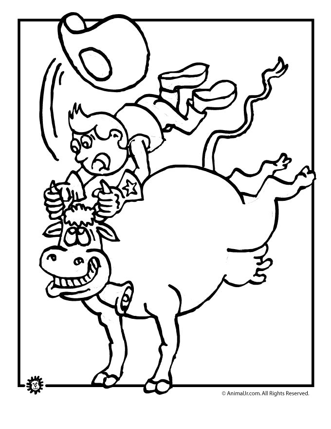 coloring pages of bull riding rodeo cowboy bull riding coloring page free printable pages of riding bull coloring 