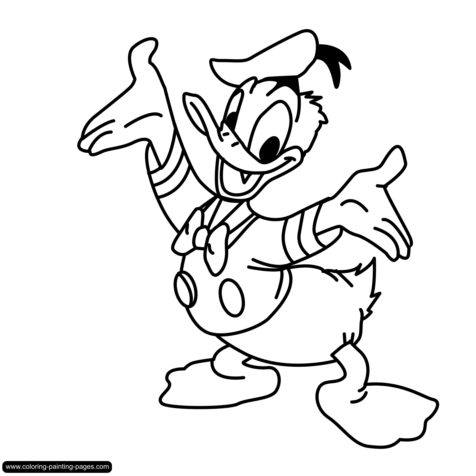 coloring pages of donald duck coloring blog for kids donald duck coloring pages pages donald coloring duck of 