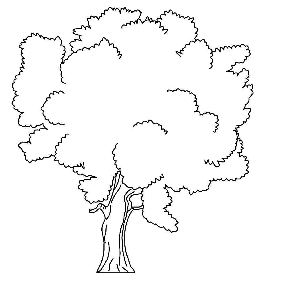 coloring pages of fruit trees very fruitful tree tree coloring page coloring pages trees coloring fruit pages of 