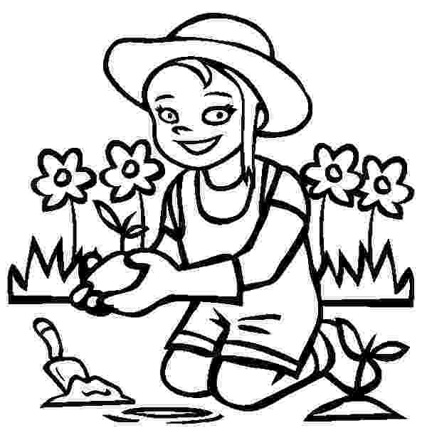 coloring pages of garden flowers 17 best images about gardening coloring pages on pinterest coloring flowers pages garden of 
