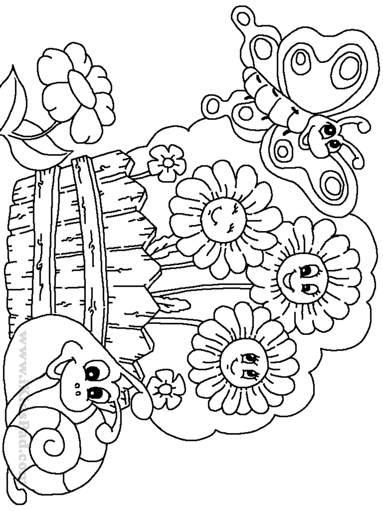 coloring pages of garden flowers flower garden coloring pages to download and print for free coloring garden pages of flowers 