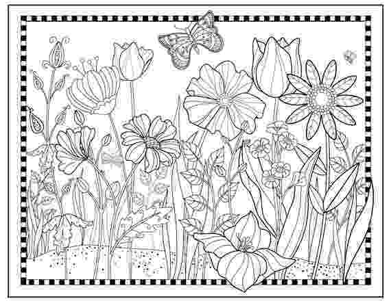 coloring pages of garden flowers flower garden coloring pages to download and print for free garden coloring flowers of pages 