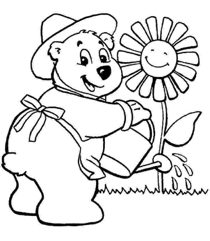 coloring pages of garden flowers simple garden coloring pages getcoloringpagescom of coloring garden flowers pages 