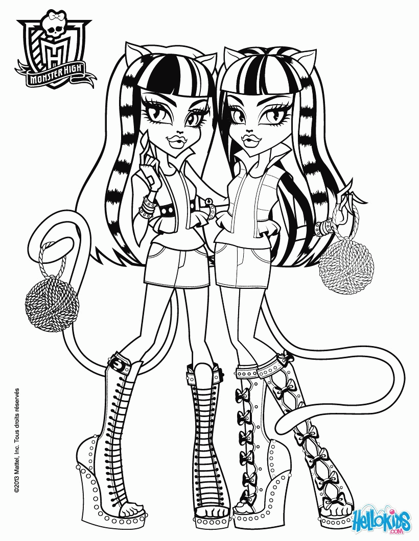 coloring pages of monster high dolls draculaura monster high dolls coloring pages haunted monster of coloring pages dolls high 