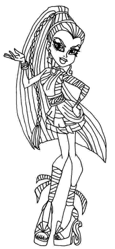 coloring pages of monster high dolls toralei doll coloring page free printable coloring pages of high pages dolls coloring monster 