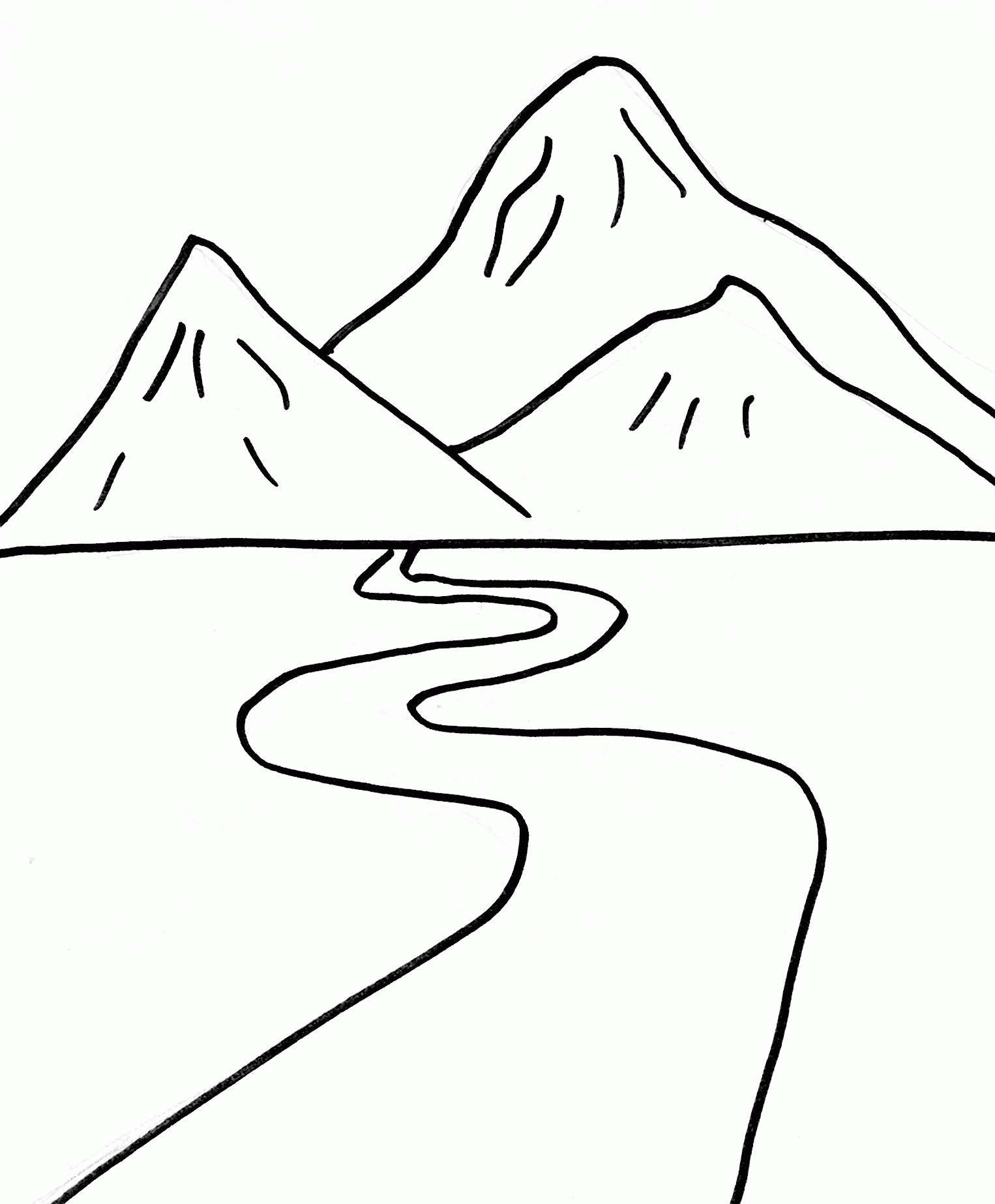 coloring pages of mountains mountain pictures mountains coloring page of pages mountains coloring 