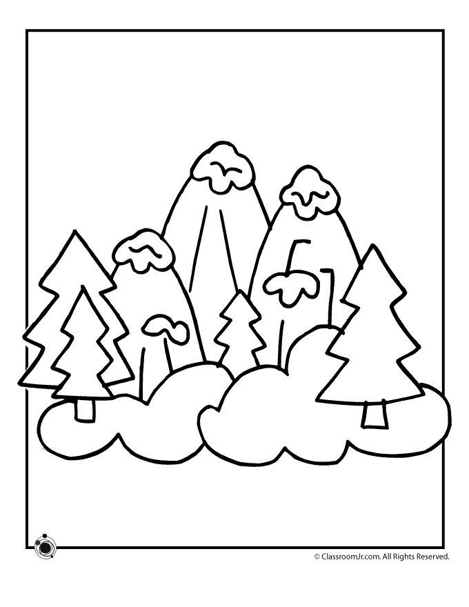 coloring pages of mountains serenity jasper landscape printable coloring page canoe pages mountains coloring of 