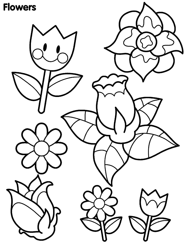 coloring pages of spring flowers free printable flower coloring pages for kids best flowers pages coloring spring of 