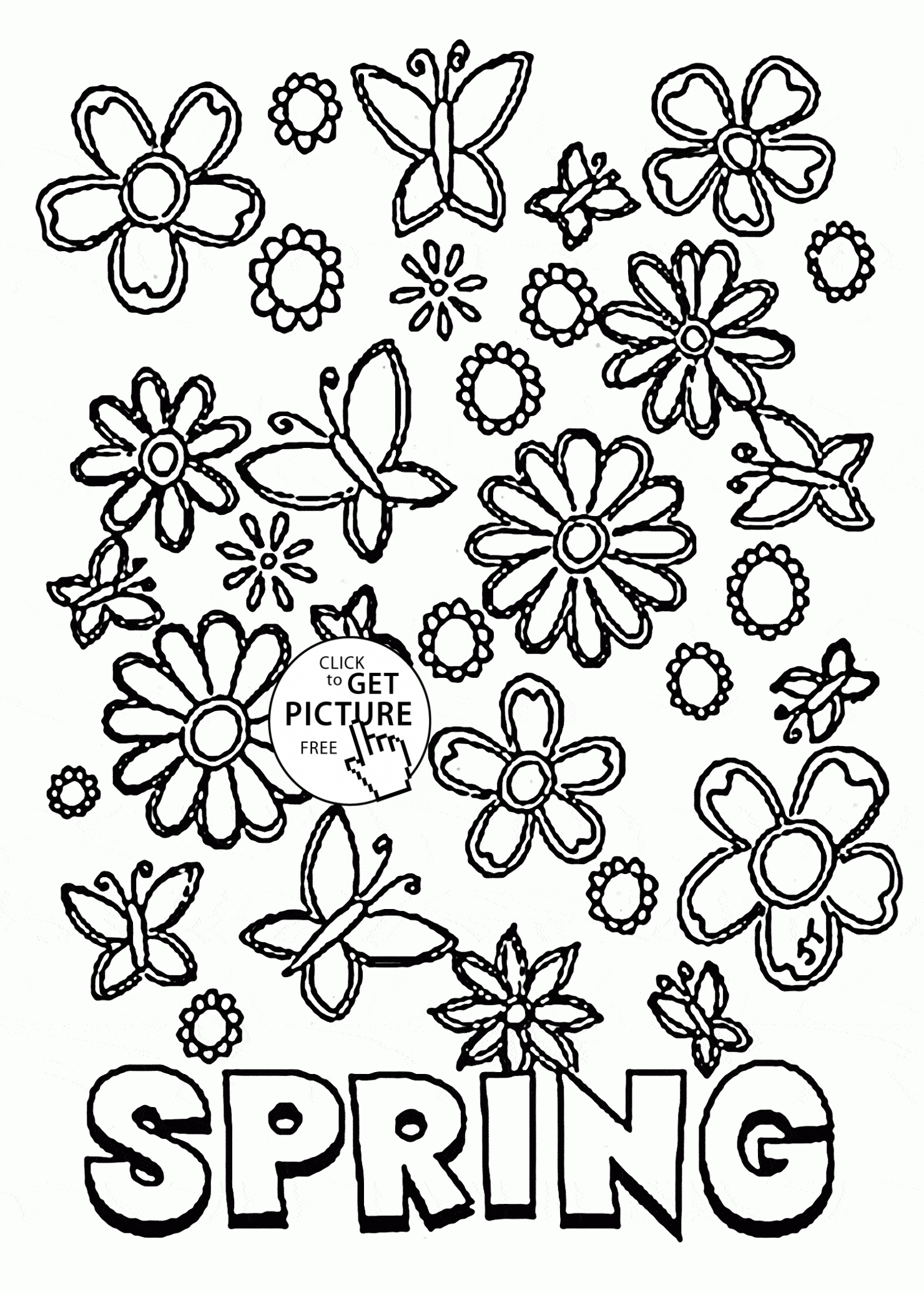 coloring pages of spring flowers spring coloring pages 2018 dr odd flowers of spring coloring pages 