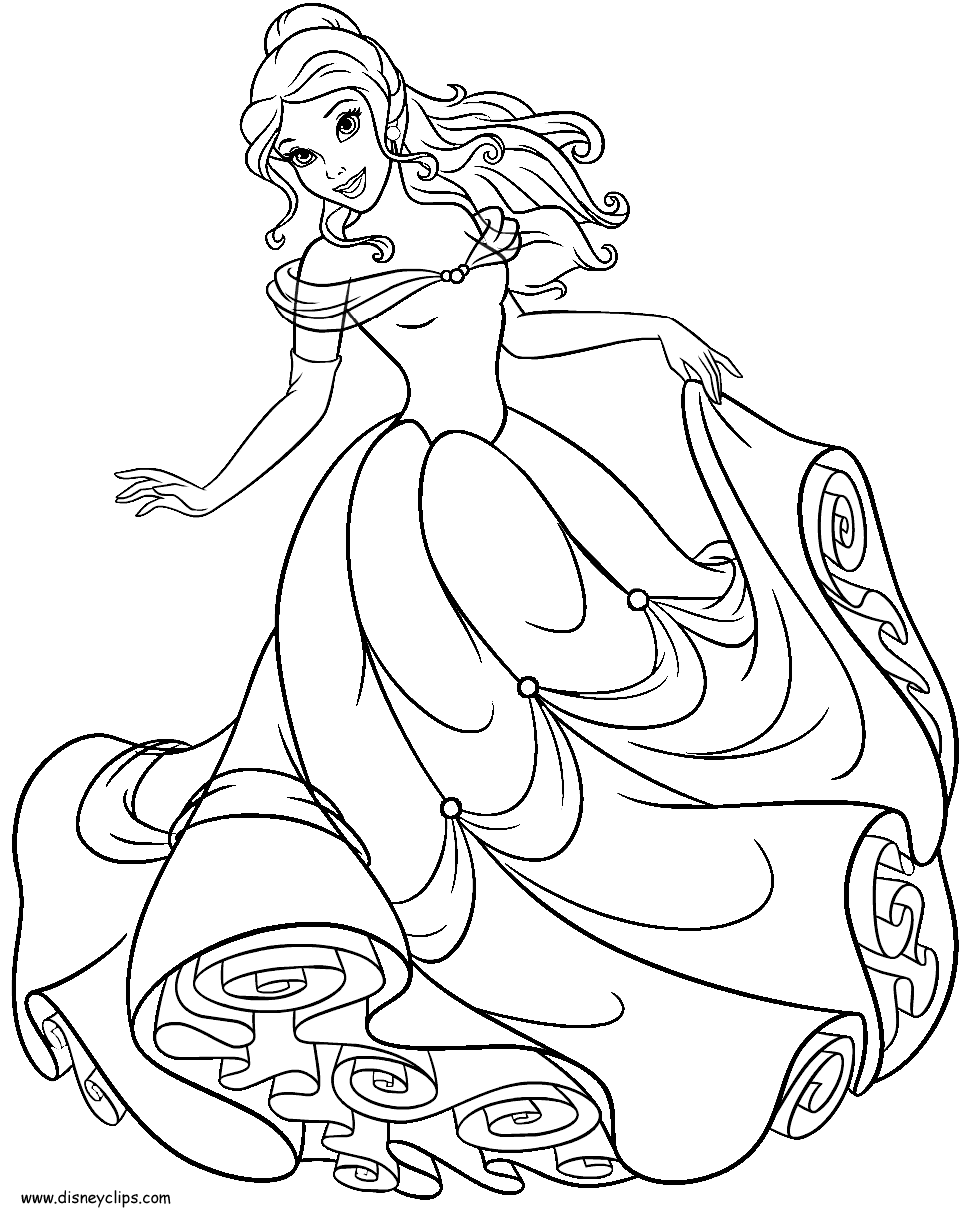 coloring pages princess belle princess belle coloring pages to download and print for free belle princess pages coloring 