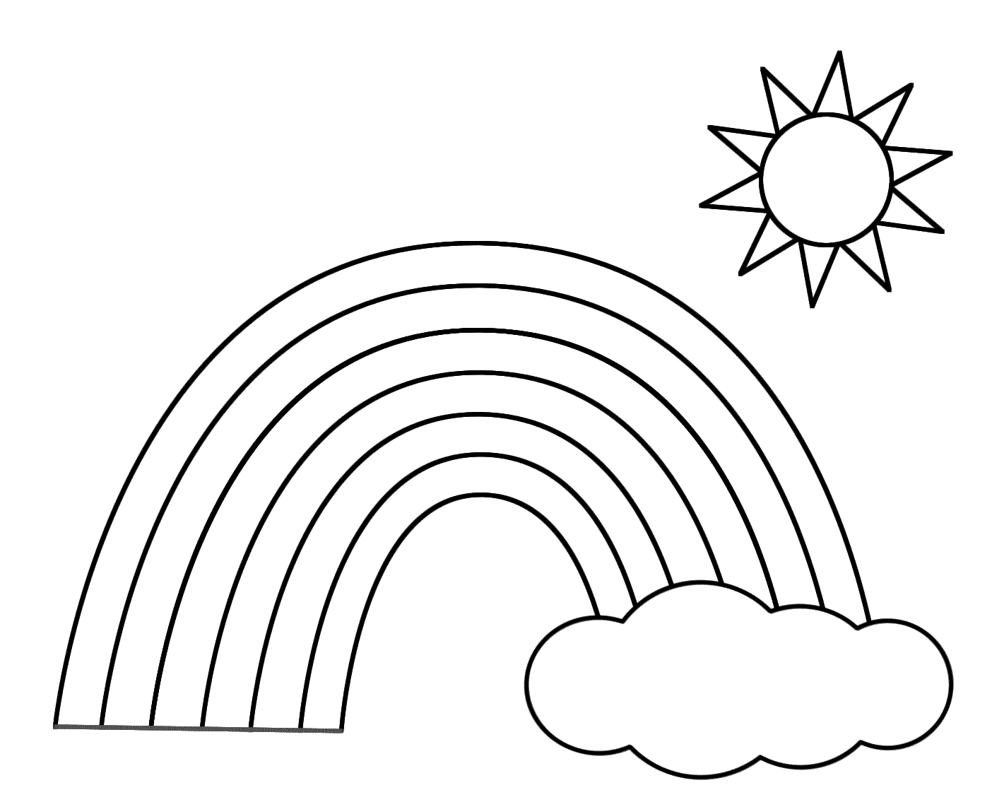 coloring pages rainbow coloring pages for kids rainbow coloring pages rainbow coloring pages 