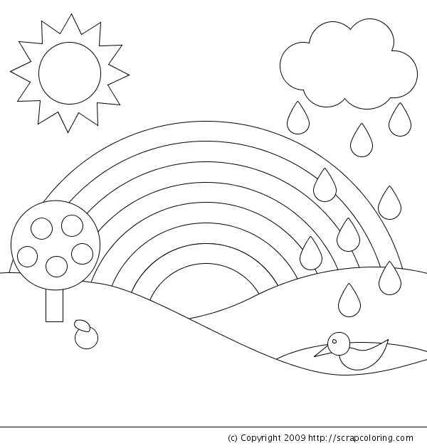 coloring pages rainbow hello kitty rainbow coloring page free printable rainbow pages coloring 