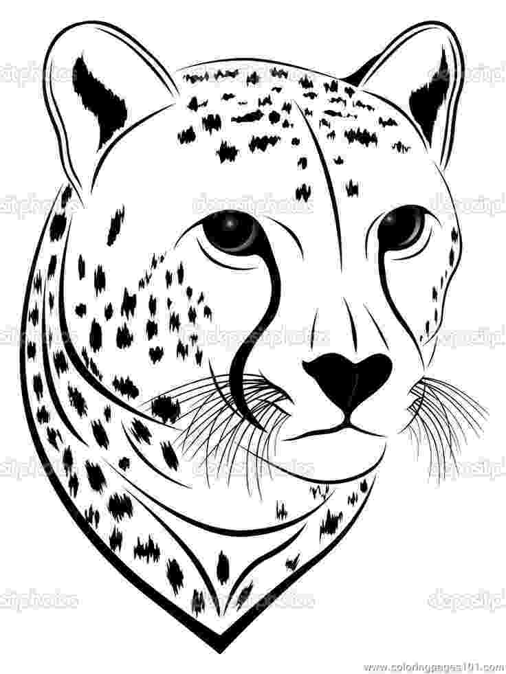 coloring pages that you can print for free coloring pages cheetah face mammals gt cheetah free you print that pages can for free coloring 