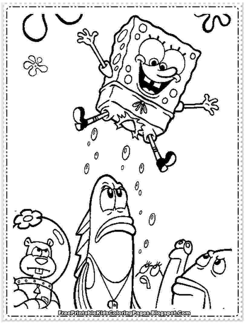 coloring pages that you can print for free spongebob squarepants coloring pages free printable kids coloring pages free that print for can you 