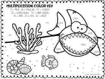 coloring patterns in the fact table sharks color by number mixed multiplication coloring the table fact patterns in 