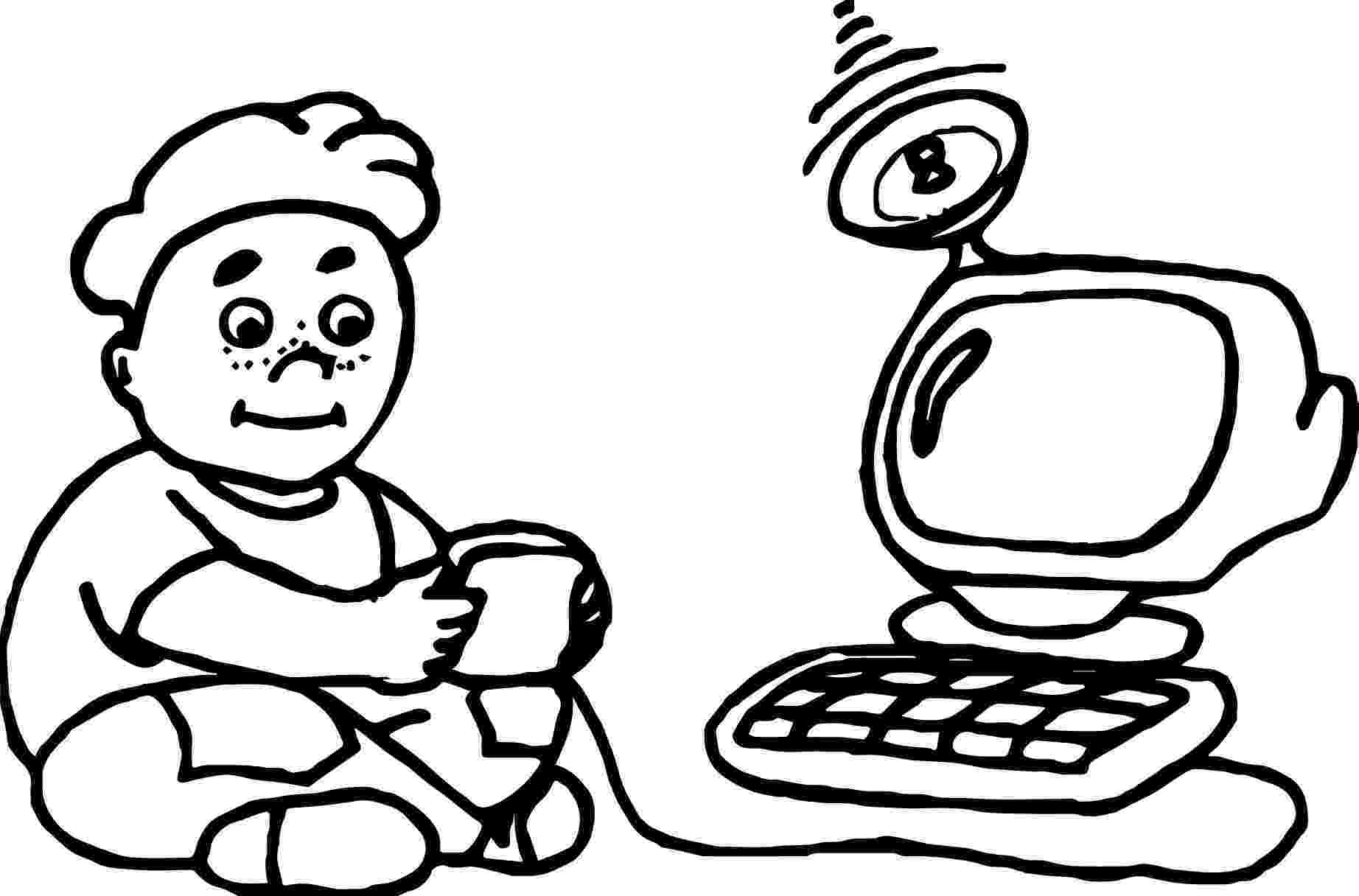coloring picture games gamer playing computer games coloring page games picture coloring 