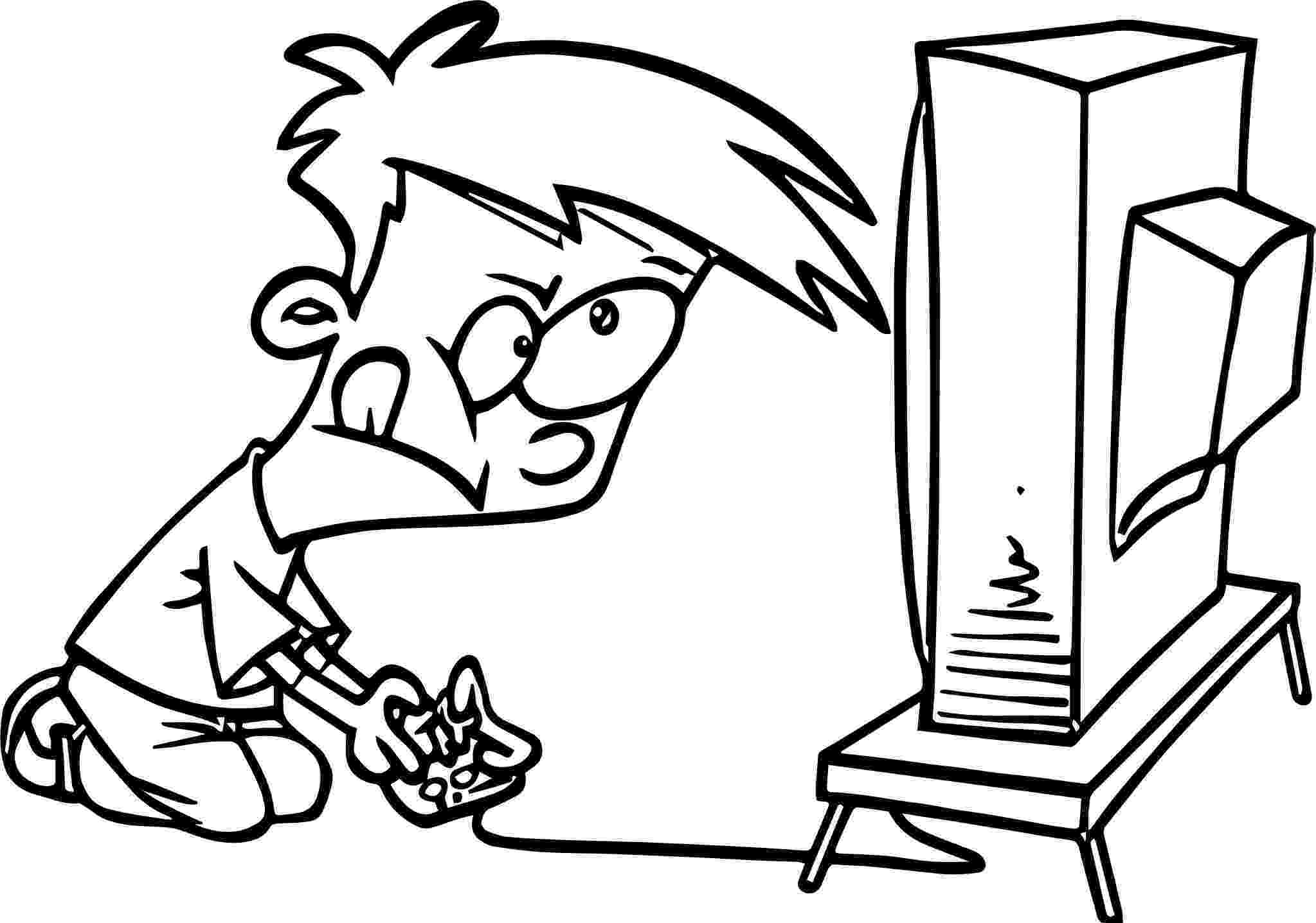 coloring picture games video games cartoon kid playing computer games coloring picture coloring games 