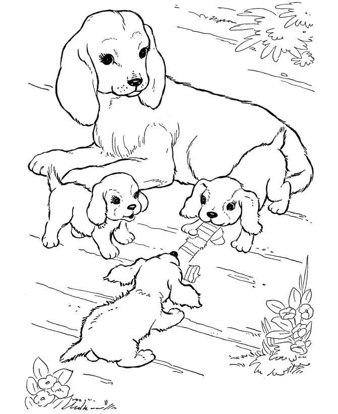 coloring picture of dog printable dog coloring pages for kids cool2bkids dog of coloring picture 