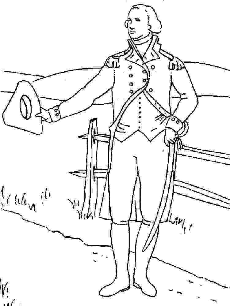 coloring picture of george washington coloriage 01 george washington coloriages gratuits à george washington picture of coloring 