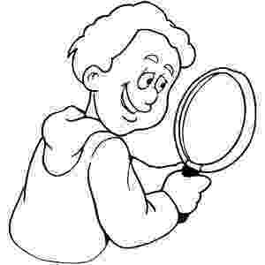 coloring picture of magnifying glass biology magnifying glass coloring page coloringcrewcom glass of coloring picture magnifying 