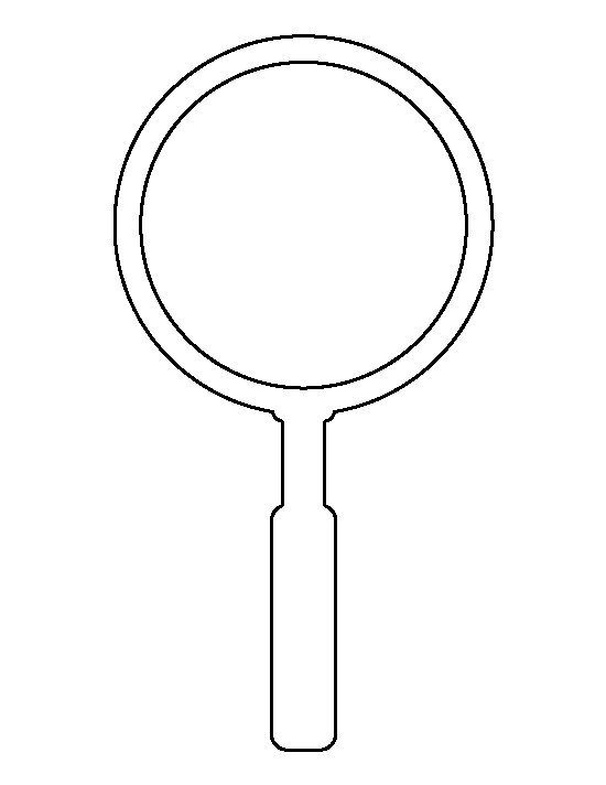 coloring picture of magnifying glass magnifying glass coloring pages of glass coloring magnifying picture 